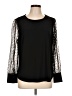 Anne Klein Black Long Sleeve Blouse Size L - photo 1