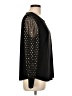 Anne Klein Black Long Sleeve Blouse Size L - photo 4