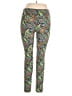 Lularoe Paisley Green Leggings Size 1X (Tall & Curvy) - photo 1