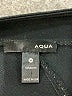 Aqua 100% Rayon Solid Black Shorts Size M - photo 3