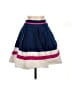 Forever New Color Block Blue Casual Skirt Size 2 - photo 1