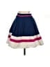 Forever New Color Block Blue Casual Skirt Size 2 - photo 2