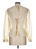 Ann Taylor LOFT Ivory Long Sleeve Blouse Size Lg Petite - photo 2