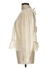 Ann Taylor LOFT Ivory Long Sleeve Blouse Size Lg Petite - photo 5