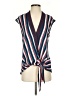 Trouve 100% Polyester Blue Sleeveless Blouse Size S - photo 1