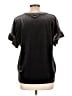 Old Navy Metallic Silver Short Sleeve Top Size L - photo 2
