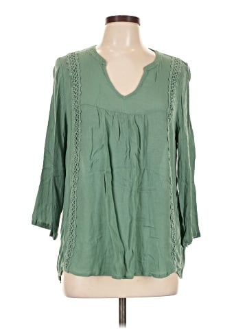 St. John's Bay 3/4 Sleeve Blouse (view 1)