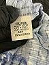 David Cline Stripes Blue 3/4 Sleeve Button-Down Shirt Size XL - photo 8