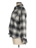 Love Notes 100% Cotton Plaid Gray Long Sleeve Blouse Size M - photo 5