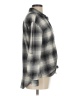 Love Notes 100% Cotton Plaid Gray Long Sleeve Blouse Size M - photo 4