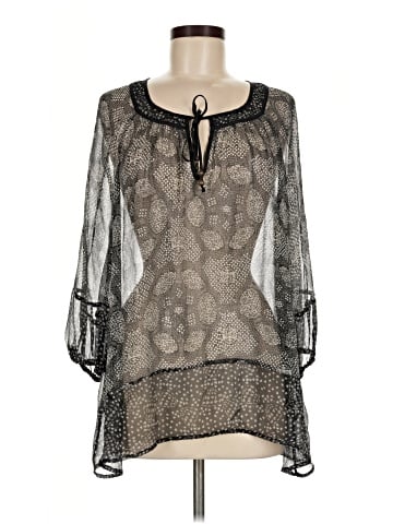 Ella Moss 3/4 Sleeve Silk Top (view 1)