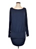 Boston Proper Solid Blue Casual Dress Size L - photo 1
