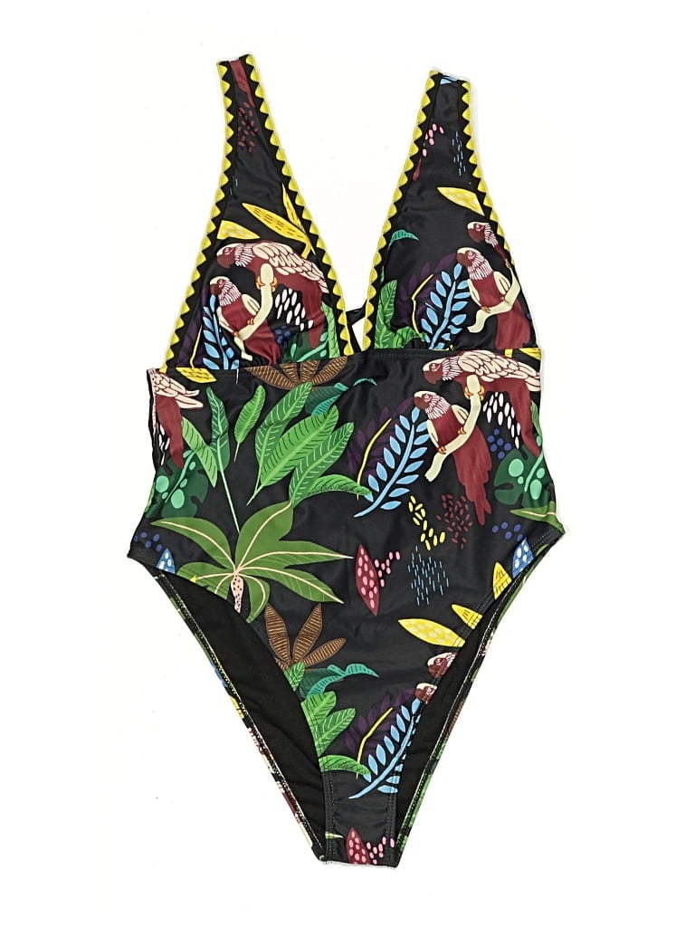 Pre-owned Unbranded One Piece Swimsuit In Black