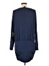 Boston Proper Solid Blue Casual Dress Size L - photo 2