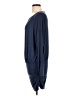 Boston Proper Solid Blue Casual Dress Size L - photo 5