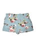 Jolt 100% Rayon Floral Blue Shorts Size M - photo 2