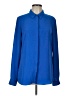 Long Tall Sally 100% Polyester Blue Long Sleeve Blouse Size 10 - photo 1