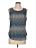 Valerie Bertinelli 100% Polyester Blue Sleeveless Top Size L - photo 1
