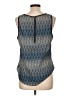 Valerie Bertinelli 100% Polyester Blue Sleeveless Top Size L - photo 2