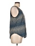 Valerie Bertinelli 100% Polyester Blue Sleeveless Top Size L - photo 4