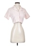 John Galt Pink Short Sleeve Blouse Size P (estimated, petite) - photo 1