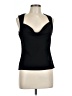 S.L. Fashions 100% Polyester Black Sleeveless Top Size 10 - photo 1