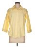 L.L.Bean 100% Cotton Yellow 3/4 Sleeve Button-Down Shirt Size M (petite) - photo 1