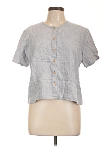 Flax Short Sleeve Blouse (view 1)