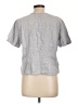 Flax Gray Short Sleeve Blouse Size 10 (M) - photo 2