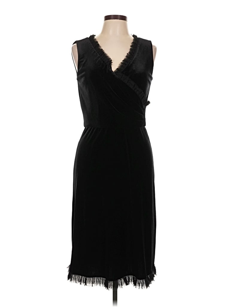 Pre-owned Sandra Darren Cocktail Dress In Black