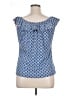 Chaps Blue Sleeveless Blouse Size XL - photo 2