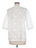 Unbranded White 3/4 Sleeve Blouse Size M - photo 2