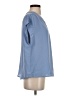 Banana Republic 100% Polyester Blue Short Sleeve Blouse Size S - photo 4