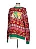 33 Degrees 100% Cotton Paisley Red Pullover Sweater Size L - photo 1