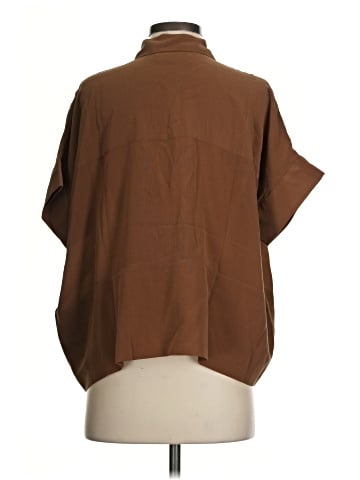 Everlane Short Sleeve Silk Top (view 2)