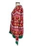 33 Degrees 100% Cotton Paisley Red Pullover Sweater Size L - photo 5