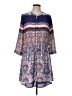 DR2 100% Polyester Paisley Blue Casual Dress Size L - photo 1