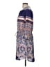 DR2 100% Polyester Paisley Blue Casual Dress Size L - photo 5