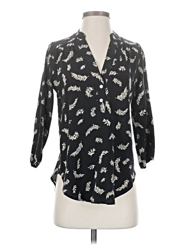 Amour Vert 3/4 Sleeve Silk Top (view 1)
