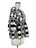 Kindred 100% Rayon Black 3/4 Sleeve Blouse Size M - photo 4