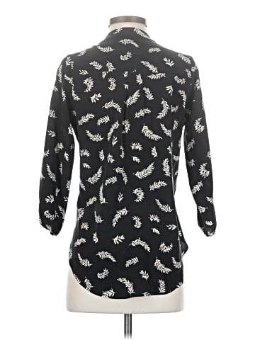 Amour Vert 3/4 Sleeve Silk Top (view 2)