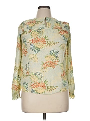 Zara Basic Long Sleeve Blouse (view 1)