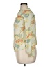 Zara Basic Floral Green Long Sleeve Blouse Size 1X - photo 5