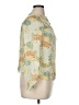 Zara Basic Floral Green Long Sleeve Blouse Size 1X - photo 4