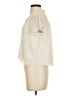 Japna 100% Polyester Ivory Short Sleeve Blouse Size S - photo 5