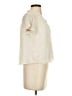 Japna 100% Polyester Ivory Short Sleeve Blouse Size S - photo 4