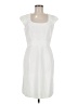 Gianni Bini Solid White Casual Dress Size 8 - photo 1