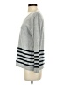 Fate 100% Cotton Stripes Gray Pullover Sweater Size S - photo 5
