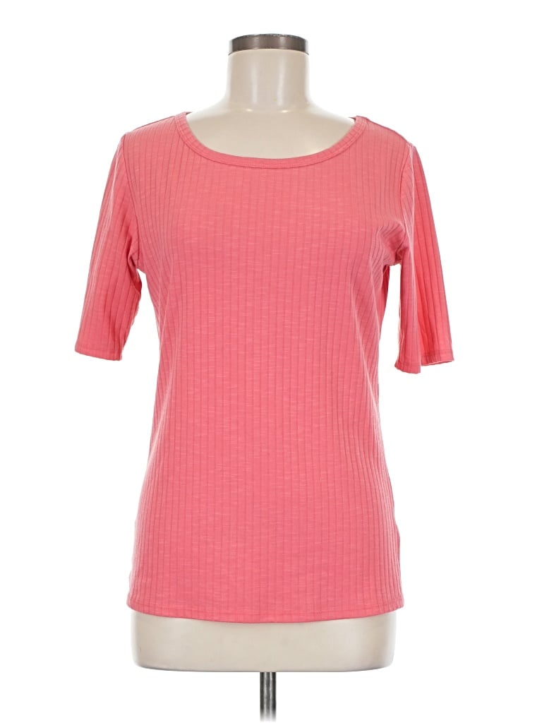 Pre-owned Lularoe Short Sleeve Top Pink Boatneck Tops