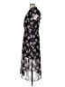 1.State 100% Polyester Print Black Casual Dress Size M - photo 5